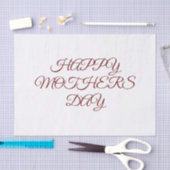 シンプルエレガントカスタムロゴ 薄葉紙 (クラフト)