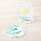 シンプルエレガントカスタム大理石を追加 コースター (側面)