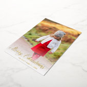 シンプルエレガントクモダンス 箔シーズンカード (回転した状態)