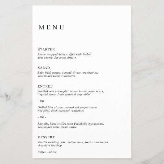 シンプルエレガントクラシックモダンBudgetのメ結婚ニュー チラシ (正面)