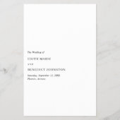 シンプルエレガントクラシックモダンBudgetのメ結婚ニュー チラシ (裏面)