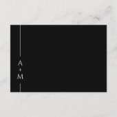 シンプルエレガントクラシック詳細QRコード エンクロージャーカード (裏面)