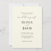 シンプルエレガントクラシックRoman結婚の写真 招待状 (裏面)