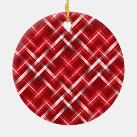 シンプルエレガントクリスマスパイン セラミックオーナメント (裏面)