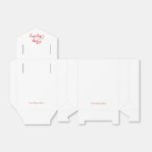 シンプルエレガントクリスマスパーティー特典ボックス フェイバーボックス (折り畳みなし)