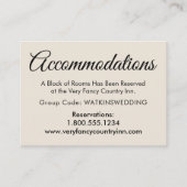 シンプルエレガントクリームズアコデーション エンクロージャーカード (正面)