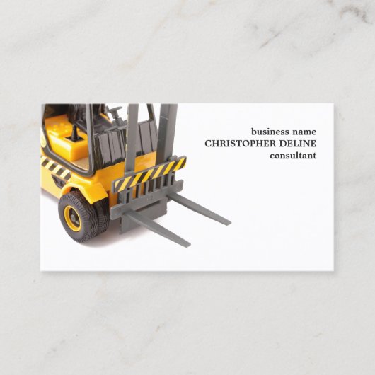 シンプルエレガントクリーンロジスティクス会社 名刺 (正面)