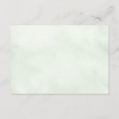 シンプルエレガントグ結婚リー詳細 エンクロージャーカード (裏面)