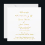 シンプルエレガントスクリプト結婚式招待状 |正方形 招待状<br><div class="desc">シンプルエレガントスクリプト結婚式招待状 |正方形</div>