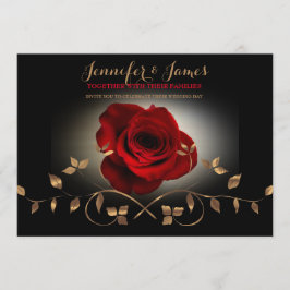 シンプルエレガントスクリプト |モダン結婚式招待状 招待状