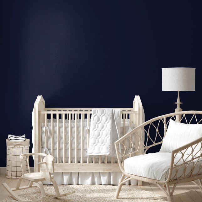 シンプルエレガントダーククールネイビーブルーウォールホームデコール 壁紙 (Simple Cool Elegant Dark Navy Blue Wall Home Decor Wallpaper)