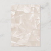 シンプルエレガントテラコッタニュートラル結婚ズ詳細 エンクロージャーカード (裏面)