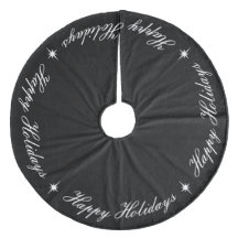 シンプルエレガントハッピーホリデイズブラック&ホワイト