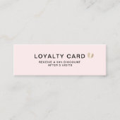 シンプルエレガントハート ロイヤリティカード (正面)