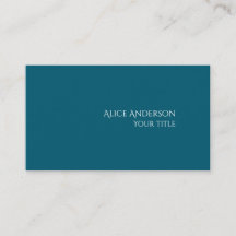 シンプルエレガントバジェット無地のカラーモダンティール（緑がかった色）