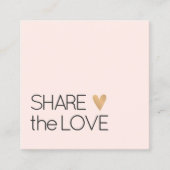 シンプルエレガントバラ白金ゴールドハート 紹介カード (正面)