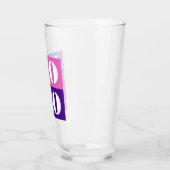 シンプルエレガントパーソナライズされた結婚カスタムアイディア タンブラーグラス (左)