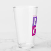 シンプルエレガントパーソナライズされた結婚カスタムアイディア タンブラーグラス (右)