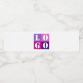 シンプルエレガントパーソナライズされた結婚カスタムアイディア ペットボトルラベル (シングルラベル)