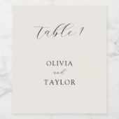 シンプルエレガントパーティー表の大事な行事 ワインラベル (シングルラベル)