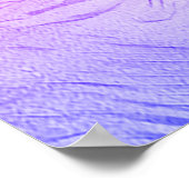 シンプルエレガントピンクバレエ靴レインボー ポスター (角)