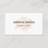 シンプルエレガントピーチウォータープロフェッショナル 名刺 (正面)