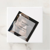 シンプルエレガントフォトオーバーレイ結婚スクリプト フェイバータグ (インサイチュ)