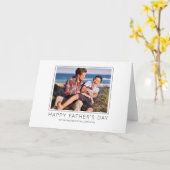 シンプルエレガントフォトファーザーズ カード (黄色い花)