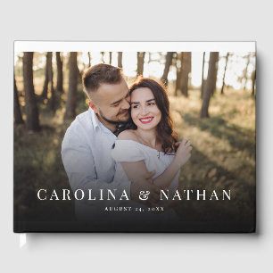 シンプルエレガントフルフォト結婚ズ ゲストブック