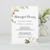 シンプルエレガントフローラリハーサルディナー 招待状 (スタンド正面)