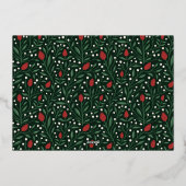 シンプルエレガントフローラ戻る 箔シーズンカード (裏面)