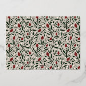 シンプルエレガントフローラ戻る 箔シーズンカード (裏面)