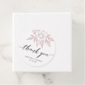 シンプルエレガントフローラ結婚の赤面 フェイバータグ (インサイチュ)