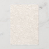 シンプルエレガントフローラ結婚アイボリー詳細 エンクロージャーカード (裏面)