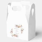 シンプルエレガントフローラ結婚ズ フェイバーボックス (オープン)