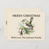 シンプルエレガントフローラ自然 シーズンカード (正面/裏面)