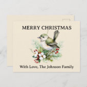 シンプルエレガントフローラ自然 シーズンポストカード (正面/裏面)