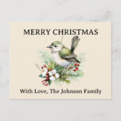 シンプルエレガントフローラ自然 シーズンポストカード (正面)