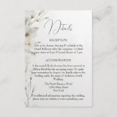 シンプルエレガントフローラ エンクロージャーカード (正面)