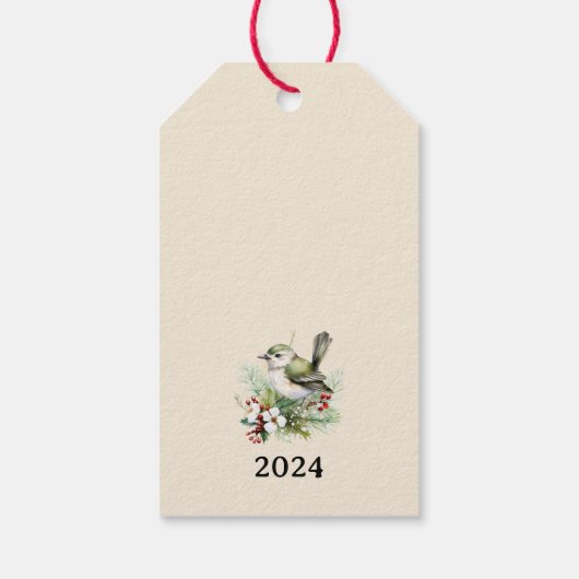 シンプルエレガントフローラ ギフトタグ (裏面)