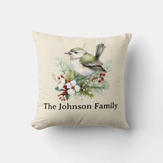 シンプルエレガントフローラ クッション (正面)