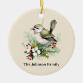 シンプルエレガントフローラ セラミックオーナメント (正面)