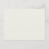 シンプルエレガントブライダルシャワー インビテーションポストカード (裏面)