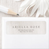 シンプルエレガントブラシ白大理石プロフェッショナル ラベル (インサイチュ)