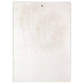 シンプルエレガントブラシ白大理石 クリップボード (裏面)