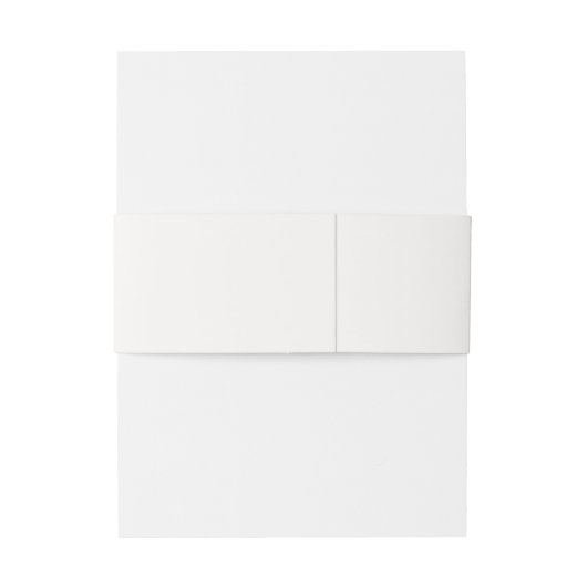 シンプルエレガントブラック&ホワイト結婚ズ 招待状ベリーバンド (裏面例)