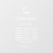 シンプルエレガントプロフェッショナル ウィンドウサイン (シート)