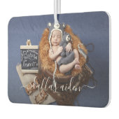 シンプルエレガントベビー写真車 カーエアーフレッシュナー (左)