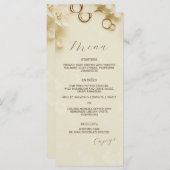 シンプルエレガントベ結婚イジ メニュー (正面/裏面)