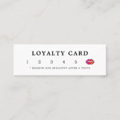 シンプルエレガントホワカラフルイトリップ美しいロイヤリティ ロイヤリティカード (正面)